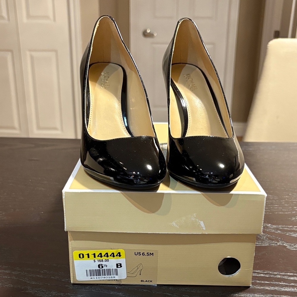 Michael Kors Black Patent Heels